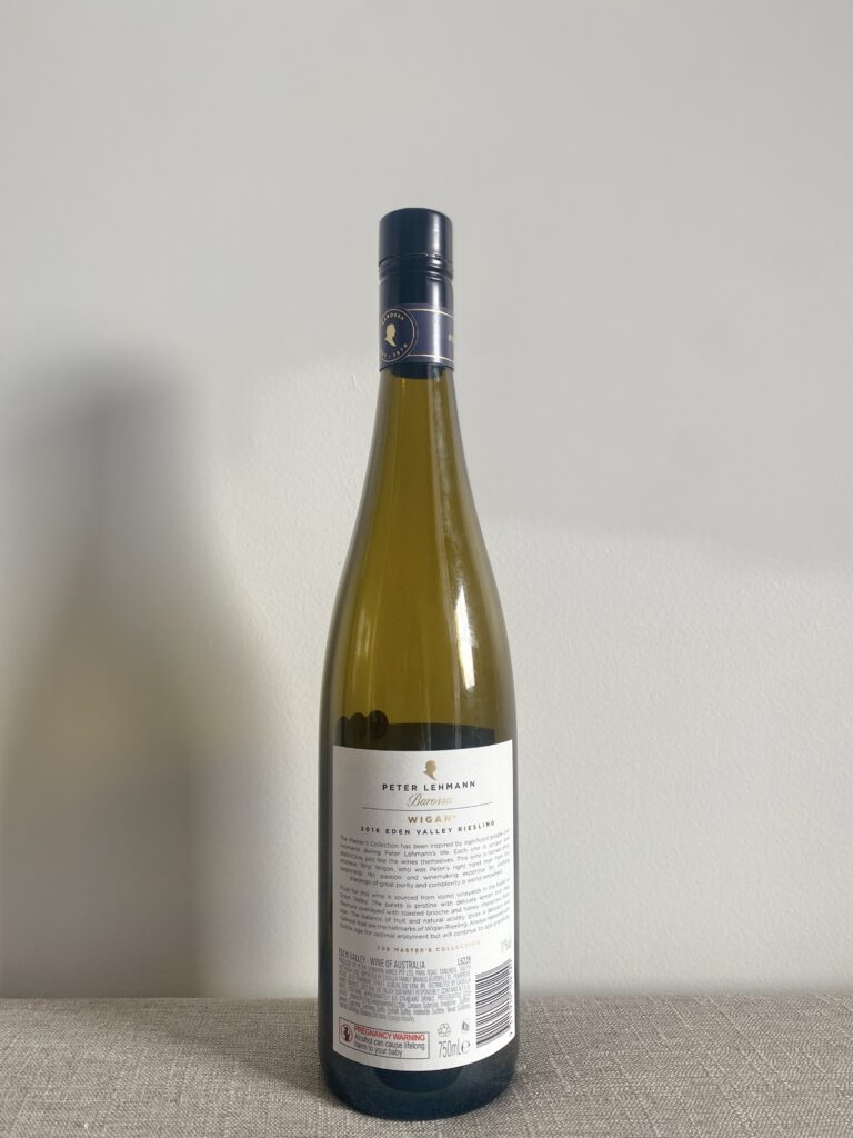 Peter Lehmann Wigan 2016 Eden Valley Riesling